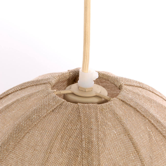Lámpara colgante yute natural Ø50x40,5 cm E27 - LLLC0594