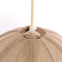 Cargar imagen en el visor de la galería, Lámpara colgante yute natural Ø38x32 cm E27 - LLLC0598
