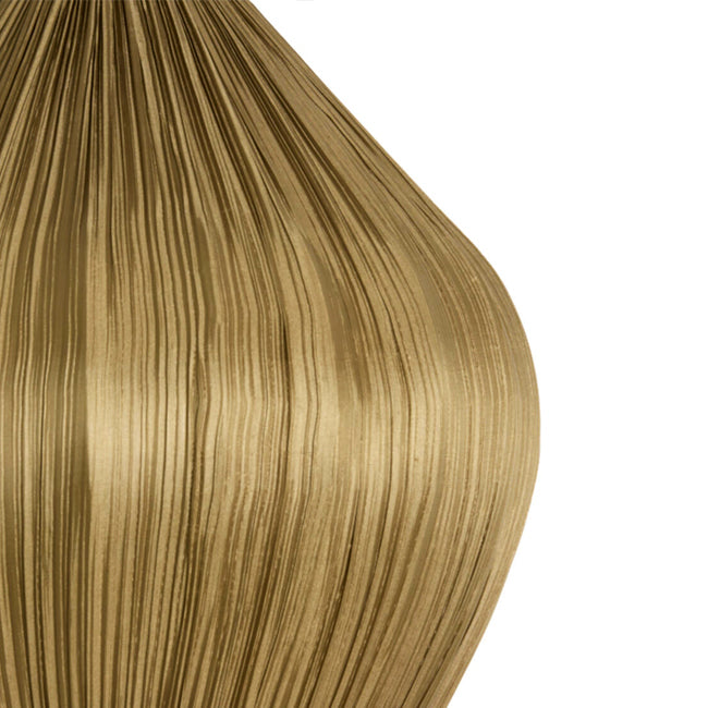 Lámpara colgante textil café bronce Ø36x44 cm E27 - LLLC0591