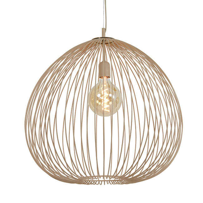Lámpara colgante metal beige mate Ø56x55 cm  E27 - LLLC0603