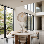 Lámpara colgante metal beige mate Ø56x55 cm  E27 - LLLC0603
