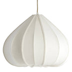 Lámpara colgante lino crema Ø49x36 cm E27 - LLLC0604