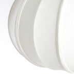 Lámpara colgante lino crema Ø49x36 cm E27 - LLLC0604