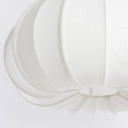 Lámpara colgante lino crema Ø49x36 cm E27 - LLLC0604