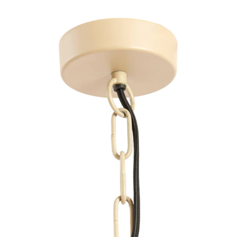 Lámpara colgante madera cuentas natural  Ø31x39 cm E27 - LLLC0606