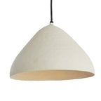 Lámpara colgante metal crema mate Ø32x20 cm E27 - LLLC0611