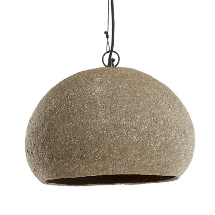 Lámpara colgante papel maché gris oscuro Ø40x28 cm  E27 - LLLC0613