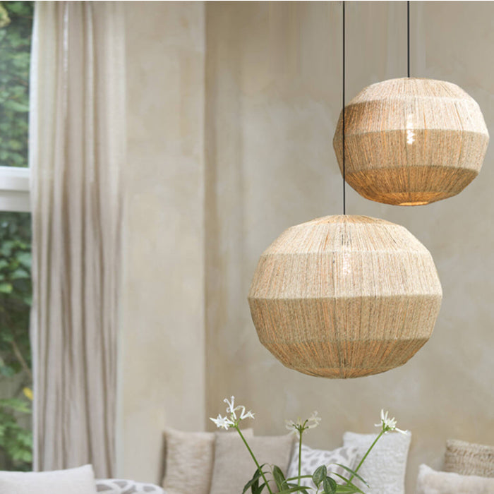 Lámpara colgante yute natural Ø50 cm E27- LLLC0617
