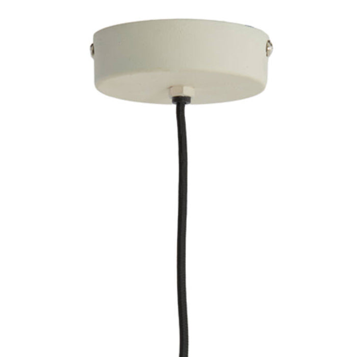 Lámpara colgante metal crema mate Ø32x20 cm E27 - LLLC0611
