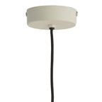 Lámpara colgante metal crema mate Ø32x20 cm E27 - LLLC0611