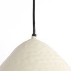 Lámpara colgante metal crema mate Ø32x20 cm E27 - LLLC0611