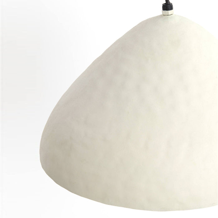 Lámpara colgante metal crema mate Ø32x20 cm E27 - LLLC0611