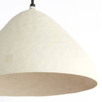 Lámpara colgante metal crema mate Ø32x20 cm E27 - LLLC0611