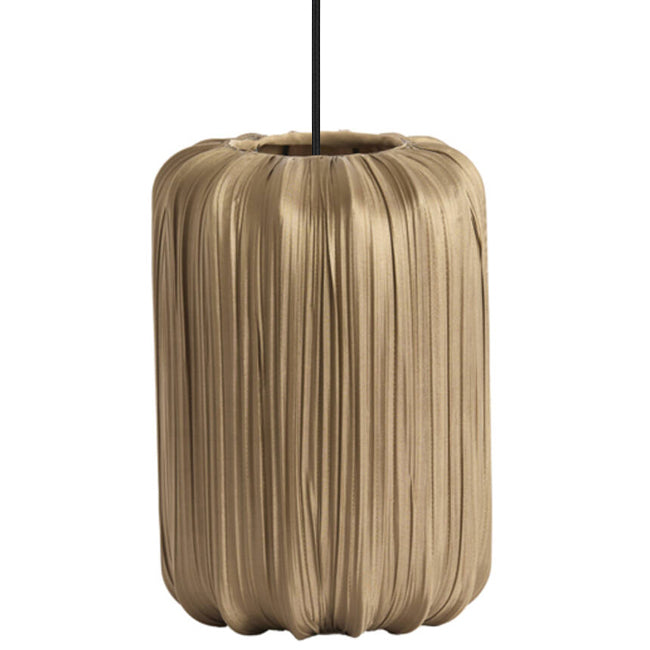 Pantalla de lámpara textil café bronce Ø20x28 cm E27 - LLLC0624