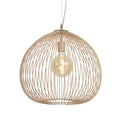 Lámpara colgante metal beige mate Ø45x45 cm  E27 - LLLC0625
