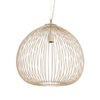 Lámpara colgante metal beige mate Ø45x45 cm  E27 - LLLC0625