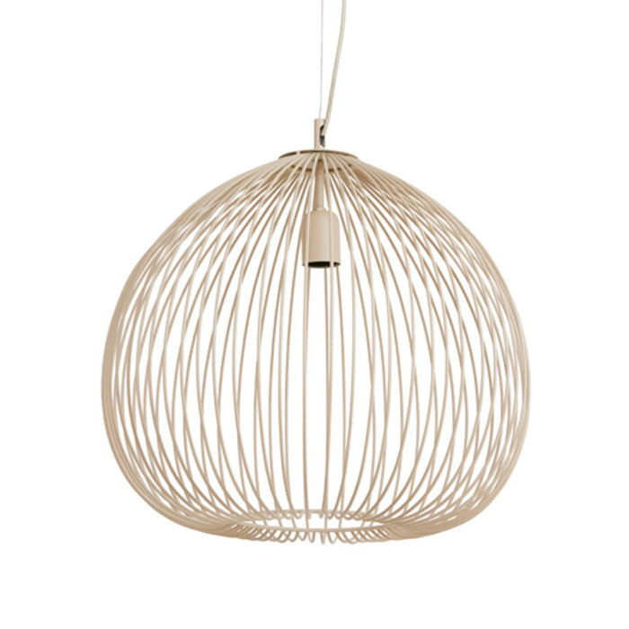 Lámpara colgante metal beige mate Ø45x45 cm  E27 - LLLC0625