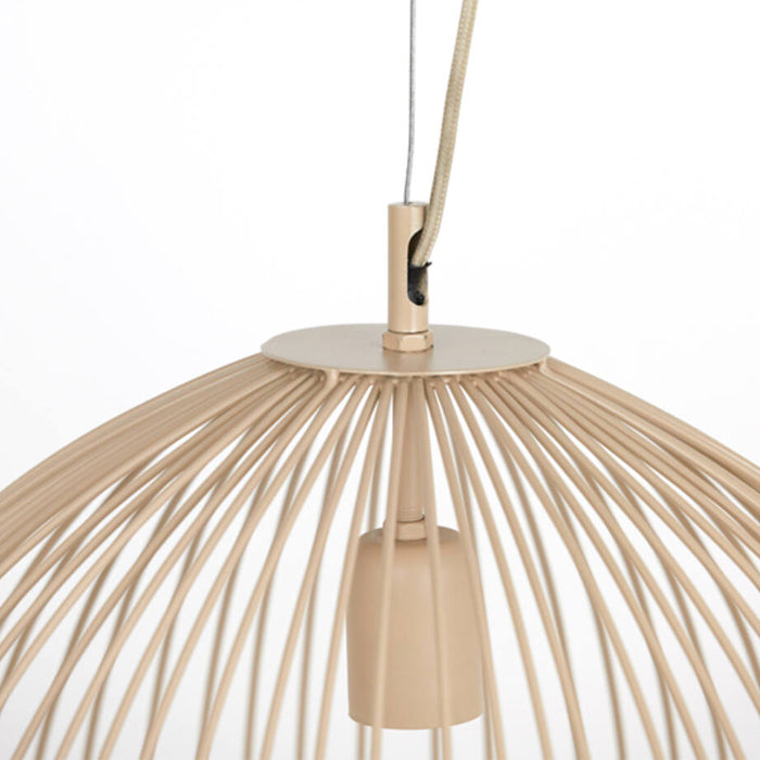 Lámpara colgante metal beige mate Ø56x55 cm  E27 - LLLC0603