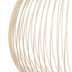 Lámpara colgante metal beige mate Ø45x45 cm  E27 - LLLC0625