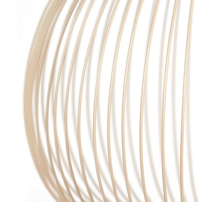 Lámpara colgante metal beige mate Ø45x45 cm  E27 - LLLC0625
