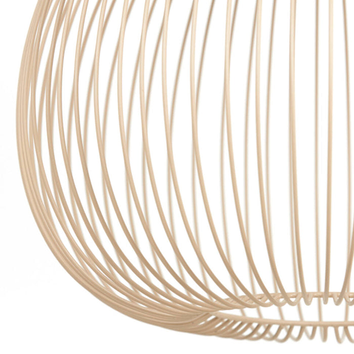 Lámpara colgante metal beige mate Ø45x45 cm  E27 - LLLC0625