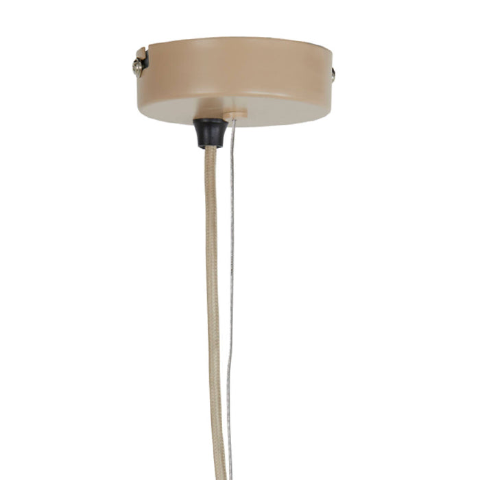 Lámpara colgante metal beige mate Ø45x45 cm  E27 - LLLC0625