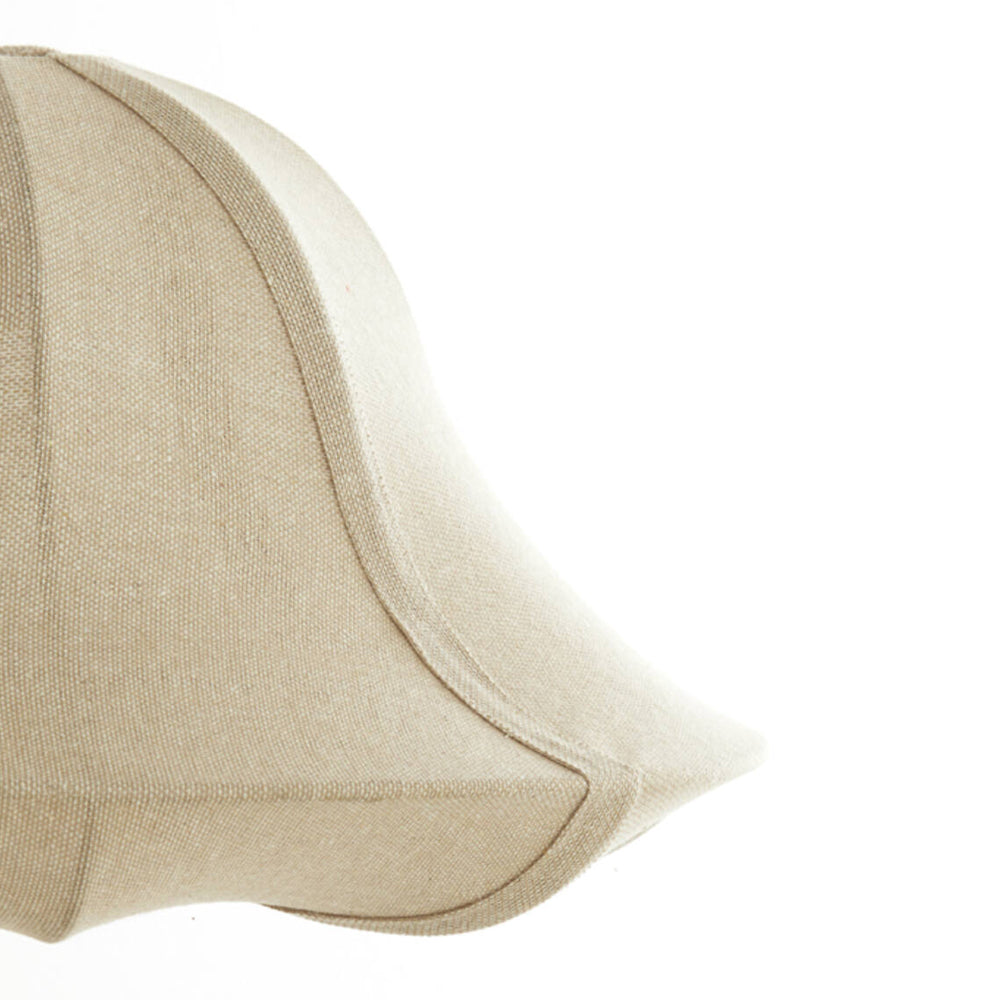 Lámpara colgante textil beige Ø40 cm E27 - LLLC0626