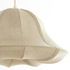 Lámpara colgante textil beige Ø40 cm E27 - LLLC0626