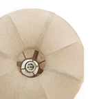 Lámpara colgante textil beige Ø40 cm E27 - LLLC0626