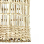 Lámpara colgante fibra vegetal natural tejida Ø20x52 cm E27 - LLLC0627