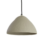 Lámpara colgante metal gris Ø25 cm E27 - LLLC0630