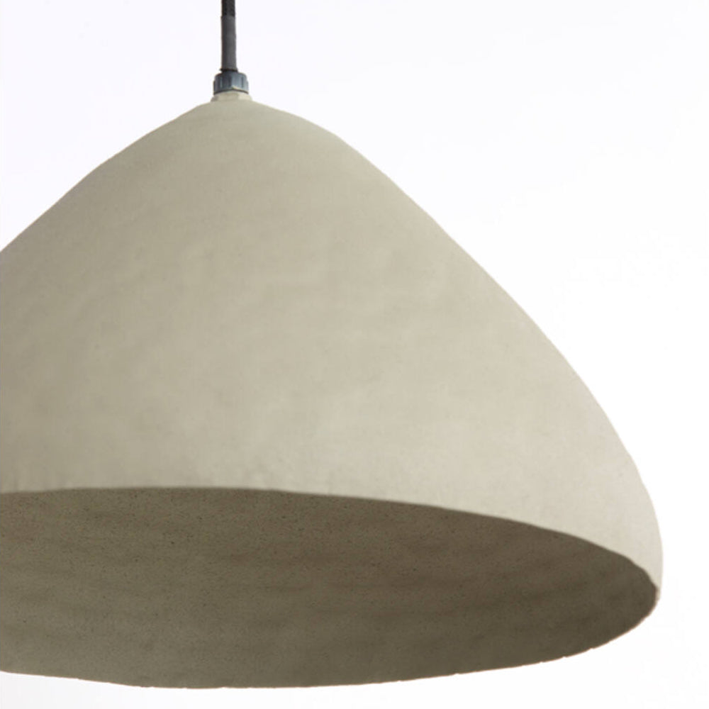 Lámpara colgante metal gris Ø25 cm E27 - LLLC0630