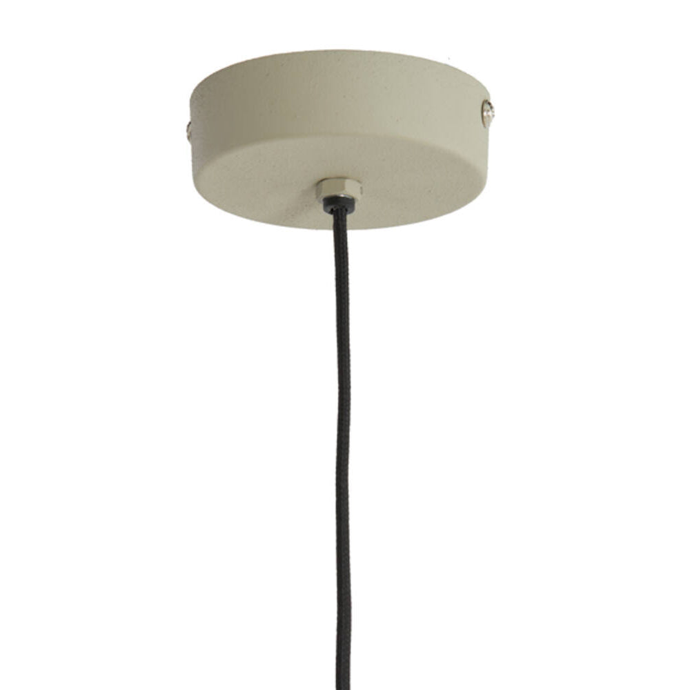 Lámpara colgante metal gris Ø25 cm E27 - LLLC0630