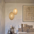 Lámpara colgante yute natural Ø38x51 cm E27 - LLLC0633