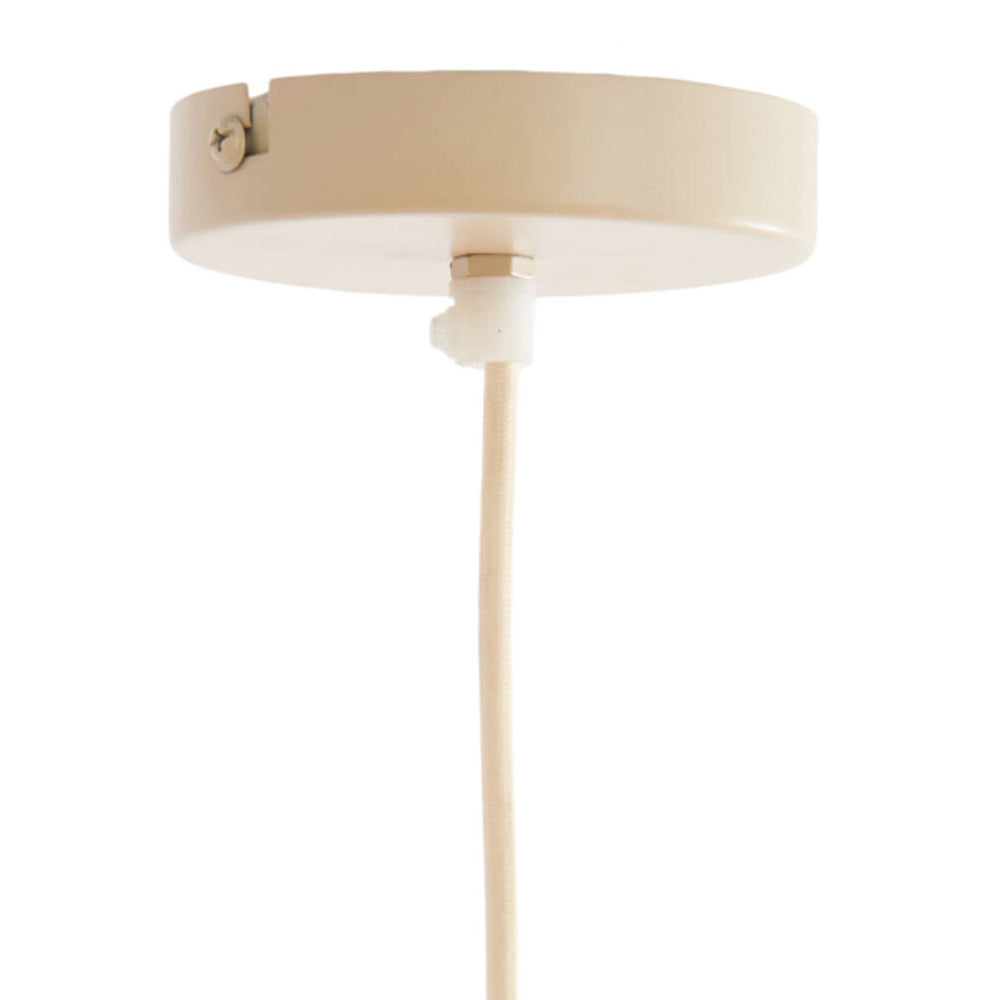 Lámpara colgante yute natural Ø38x51 cm E27 - LLLC0633