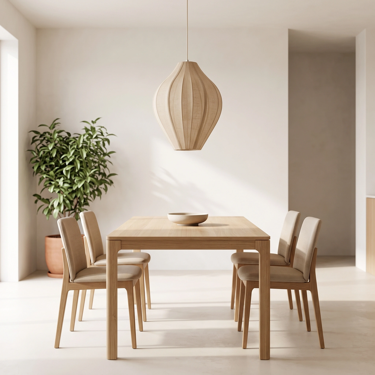 Lámpara colgante yute natural Ø31x38 cm E27 - LLLC0641