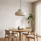 Lámpara colgante metal crema mate Ø46x30 cm - LLLC0644