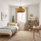 Lámpara colgante ocre amarillo mate Ø39x20 cm E27 - LLLC0648
