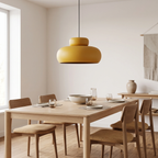 Lámpara colgante ocre amarillo mate Ø39x20 cm E27 - LLLC0648