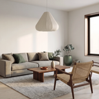 Lámpara colgante papel blanco Ø57x45 cm E27 - LLLC0656