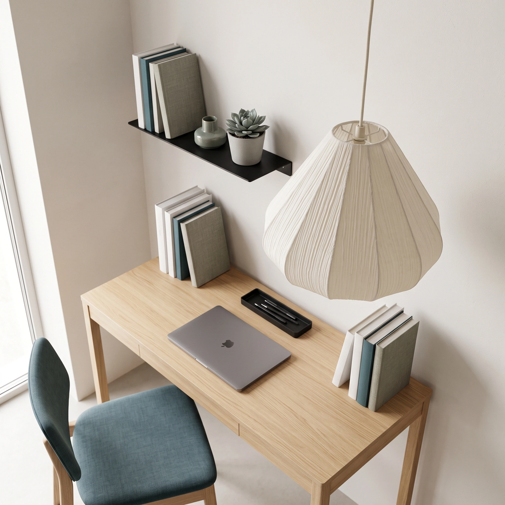 Lámpara colgante papel blanco Ø35x28 cm E27  - LLLC0658
