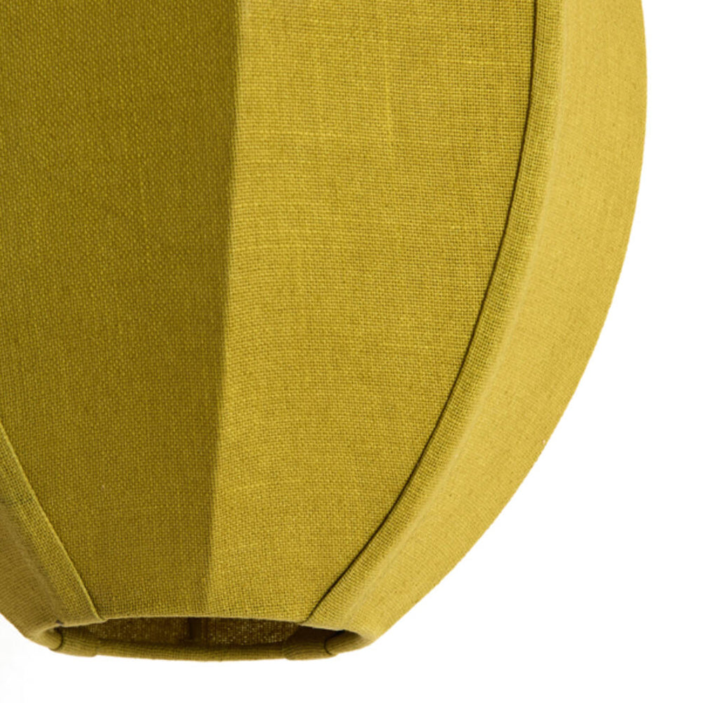 Lámpara colgante textil verde oliva Ø28,5x38 cm E27 - LLLC0659
