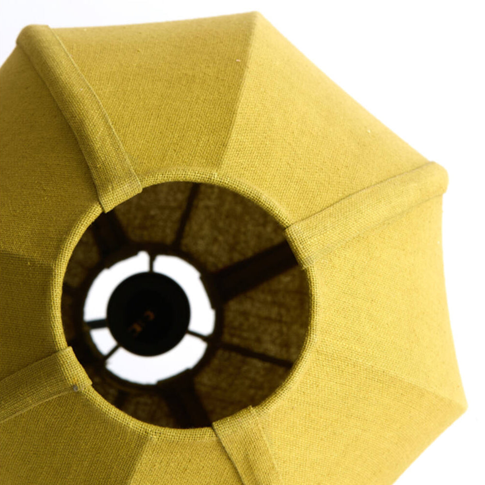 Lámpara colgante textil verde oliva Ø28,5x38 cm E27 - LLLC0659
