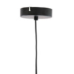Lámpara colgante ratán café gris Ø41x39 cm E27 - LLLC0661