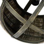 Lámpara colgante ratán café gris Ø41x39 cm E27 - LLLC0661