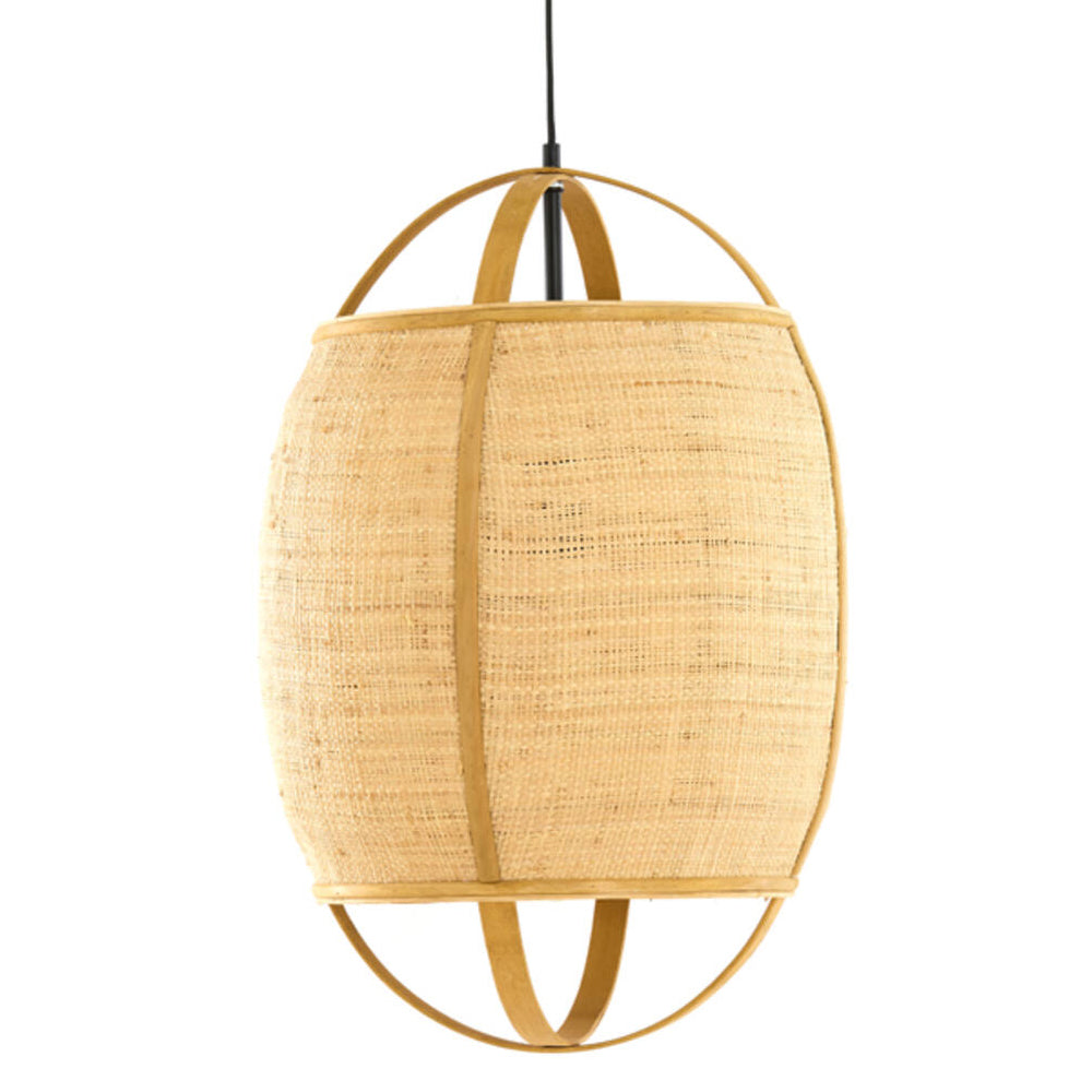 Lámpara colgante ratán natural Ø38,5x55 cm E27 - LLLC0663