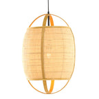Lámpara colgante ratán natural Ø38,5x55 cm E27 - LLLC0663
