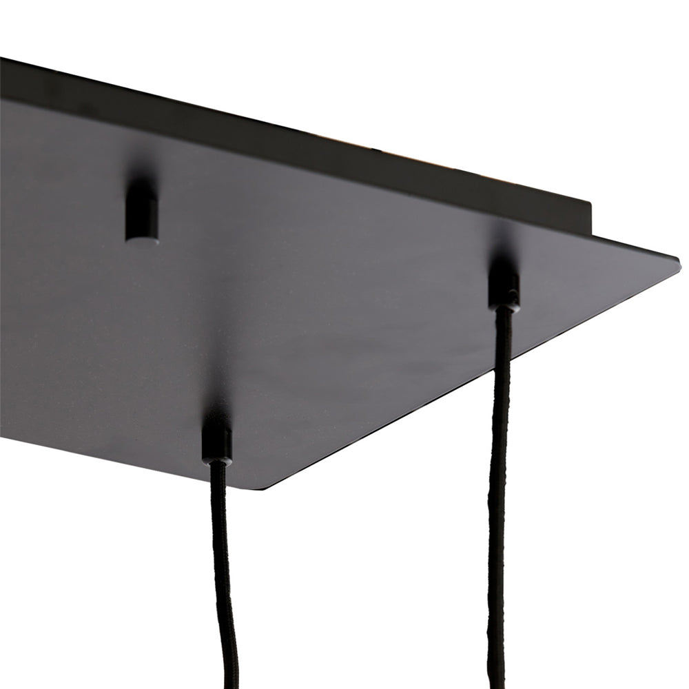 Lámpara colgante vidrio ámbar 120x18x120 cm 10L E14- LLLC0664