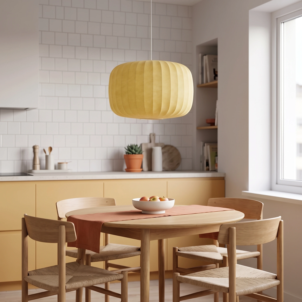 Lámpara colgante amarillo Ø35x25 cm E27  - LLLC0666