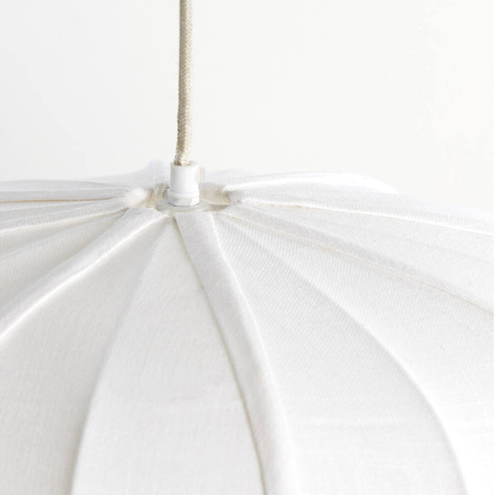 Lámpara colgante textil crema Ø49,5x38 cm - LLLC0668